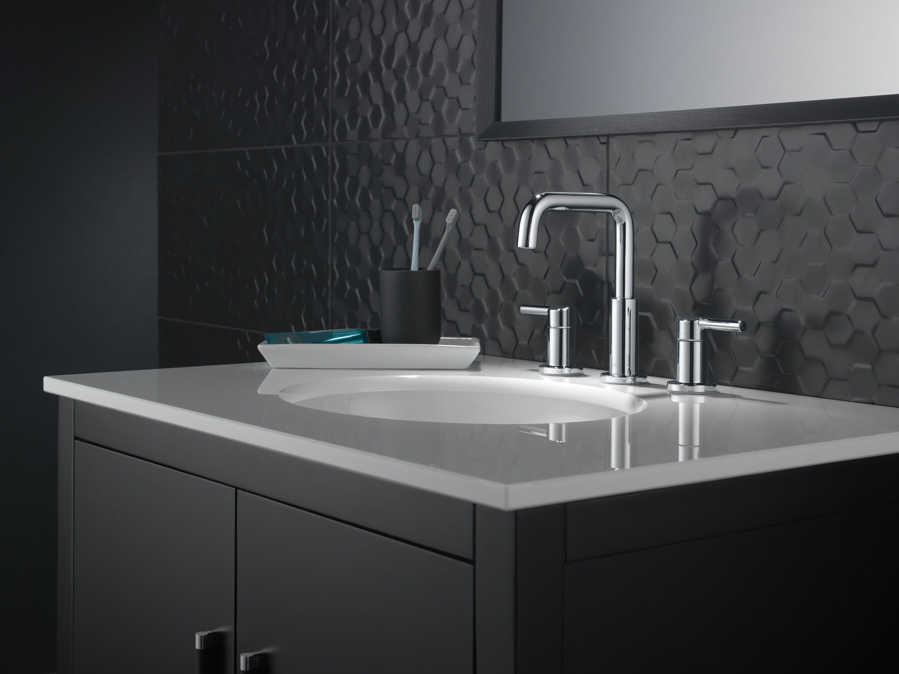 Two Handle Widespread Bathroom Faucet, image 4