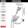 5-Setting Two-in-One Combination Shower