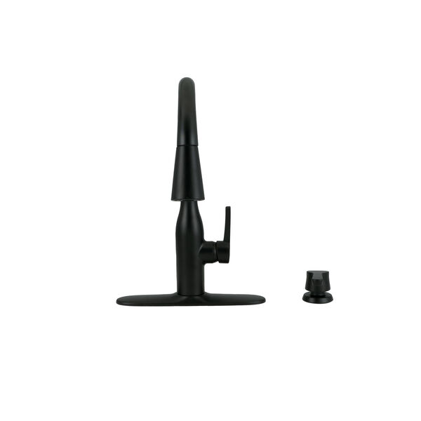 Single Handle Pull-Down Kitchen Faucet with Soap Dispenser and ShieldSpray® Technology (Recertified)