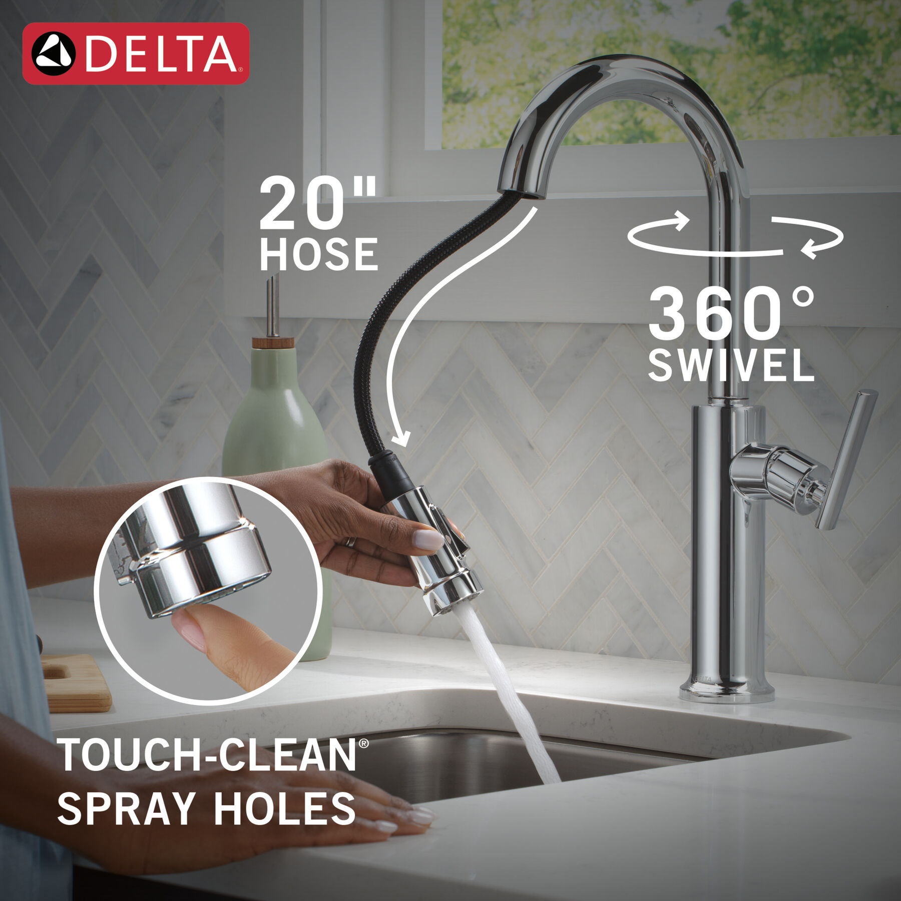 Single Handle Pull-Down Bar / Prep Faucet