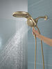 HydroRain® H<sub>2</sub>Okinetic® 5-Setting Two-in-One Shower Head (Recertified)
