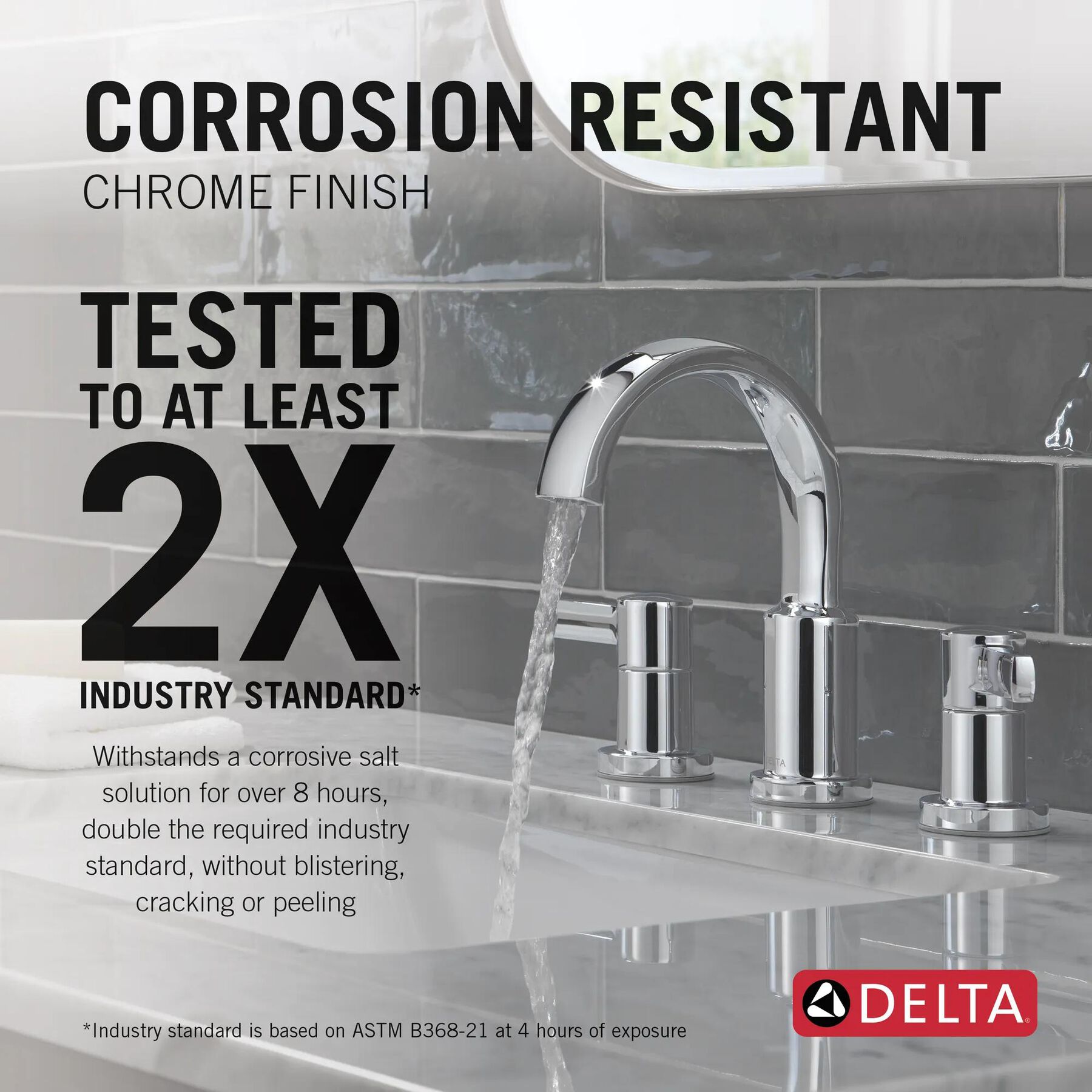 Two Handle Widespread Bathroom Faucet