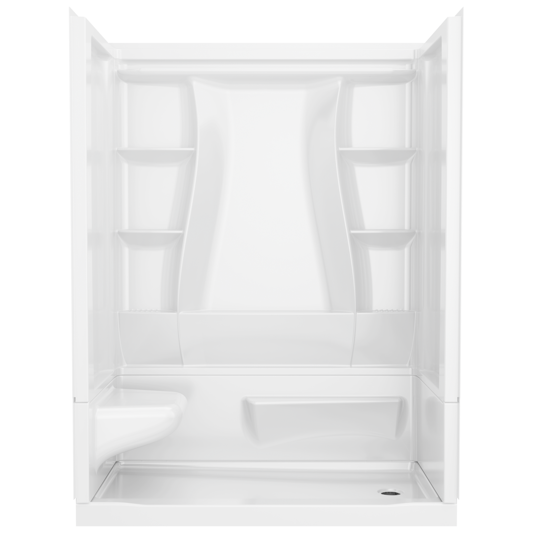 60x32 Alcove Shower Bundle  - Left Seat Right Drain
