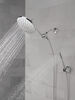 Adjustable Raincan Shower Head with Hand Shower