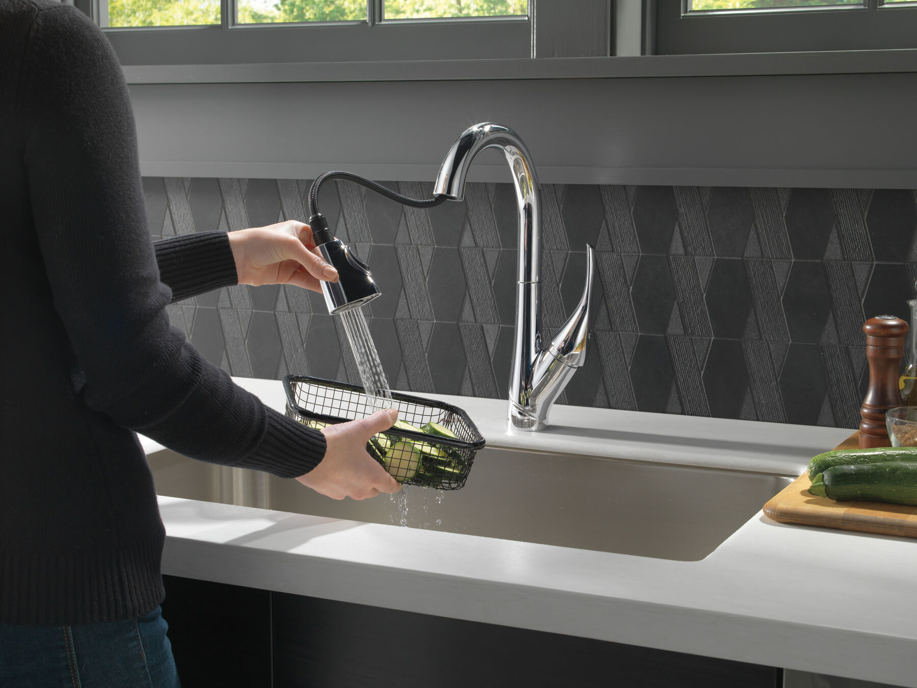 Single Handle Pull-Down Bar / Prep Faucet, image 2