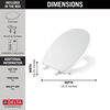 Round Front Slow-Close Toilet Seat