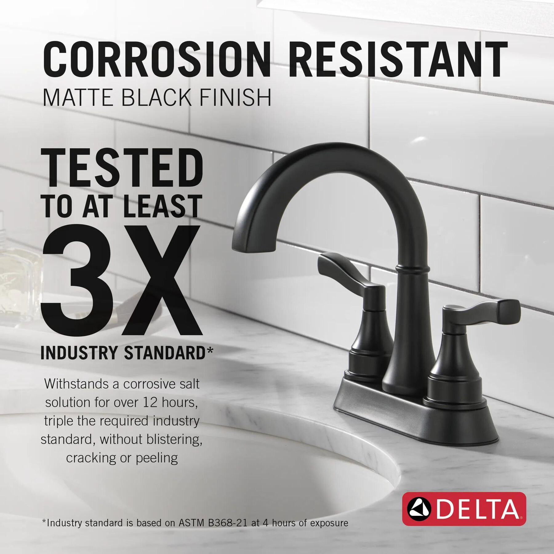 Two Handle Centerset Bathroom Faucet