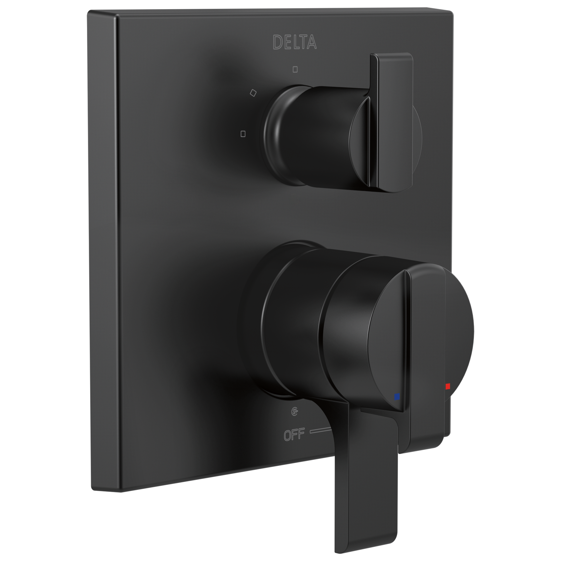 Angular Modern Monitor® 17 Series Valve Trim with 3-Setting Integrated Diverter
