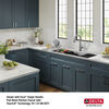45” Workstation Undermount Single Bowl 16 Gauge Stainless Steel Kitchen Sink with 2-Tier WorkFlow™ Ledge and Accessories