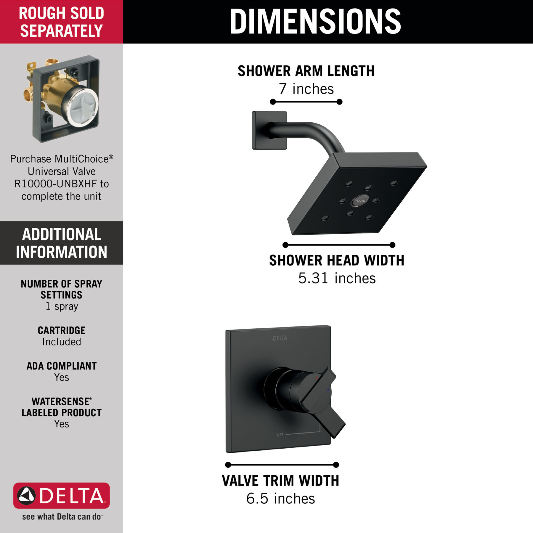 Monitor® 17 Series H<sub>2</sub>Okinetic® Shower Trim, image 5