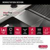 32&rdquo; Workstation Kitchen Sink Undermount&nbsp;16 Gauge&nbsp;Stainless Steel Single Bowl with&nbsp;WorkFlow&trade; Ledge and Accessories