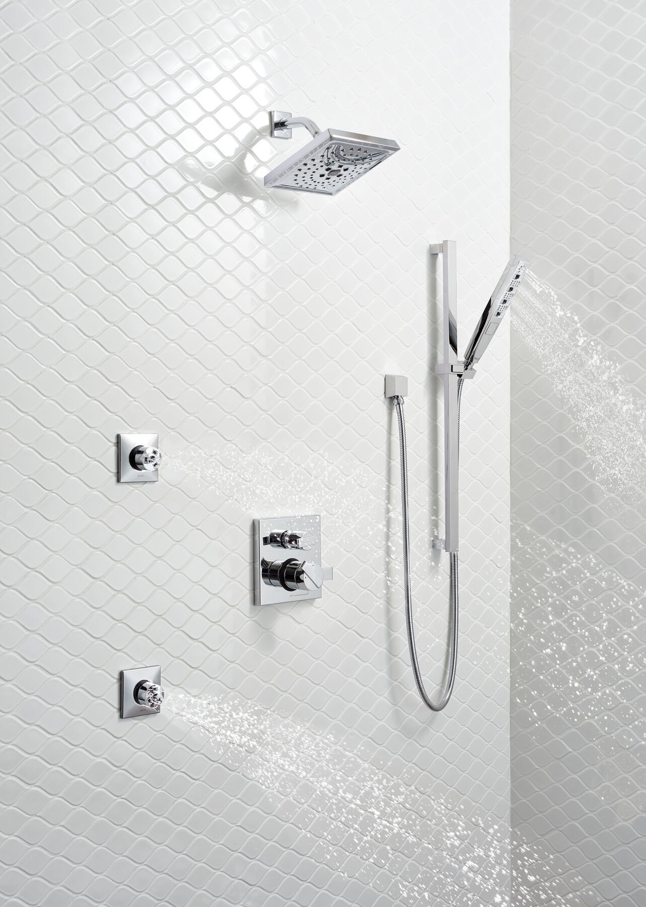 Angular Modern Monitor® 17 Series Valve Trim with 3-Setting Integrated Diverter, image 10