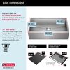 36&rdquo; Workstation Undermount&nbsp;Single Bowl&nbsp;16 Gauge Stainless Steel&nbsp;Farmhouse Apron Front Kitchen Sink&nbsp;with&nbsp;WorkFlow&trade; Ledge and Accessories