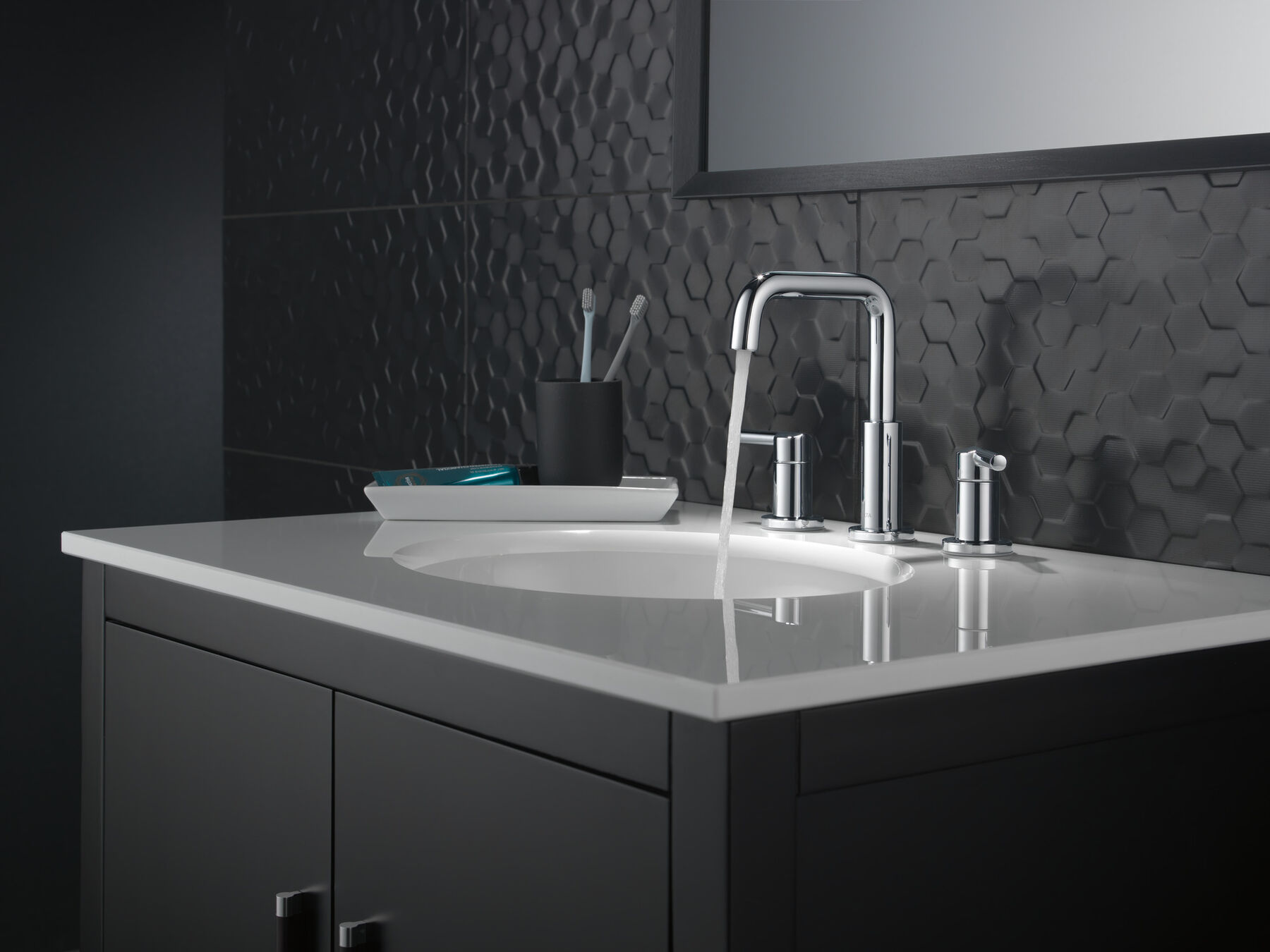 Two Handle Widespread Bathroom Faucet, image 3