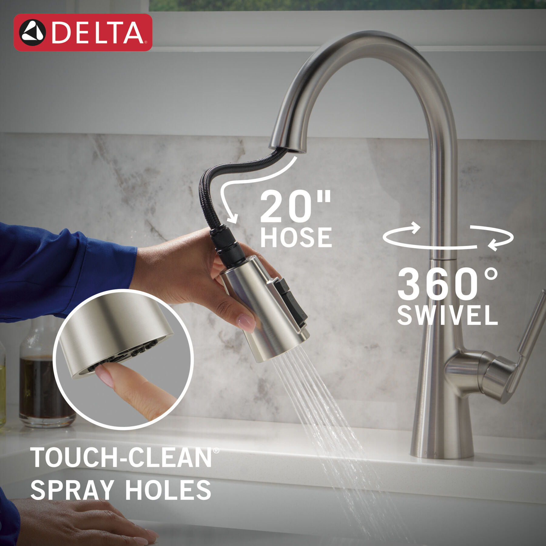 Pull-Down Kitchen Faucet 1L (Recertified), image 6