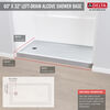ProCrylic™ 60" x 32" Shower Base Left Drain