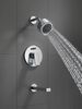 In-Wall Tub and Shower - Stick Handle; with 3-Setting Shower Head Ceramic Valve System
