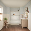 60x32 Alcove Bathtub with Tile Wall Bundle - Right Drain