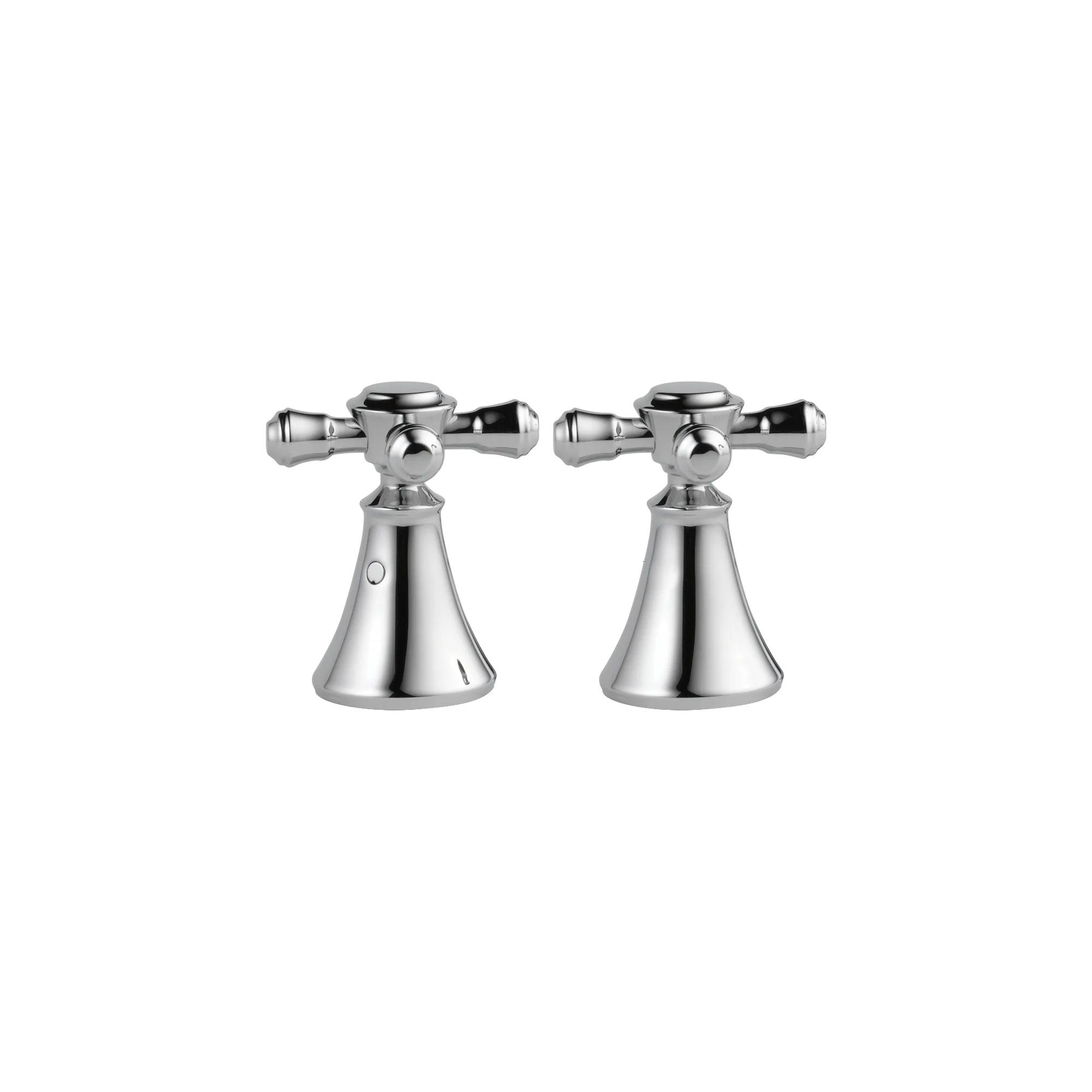 Metal Cross Handle Set - Deck Mount Bathroom & Bidet