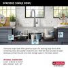 36&rdquo; Workstation Undermount&nbsp;Single Bowl&nbsp;16 Gauge Stainless Steel&nbsp;Farmhouse Apron Front Kitchen Sink&nbsp;with&nbsp;WorkFlow&trade; Ledge and Accessories