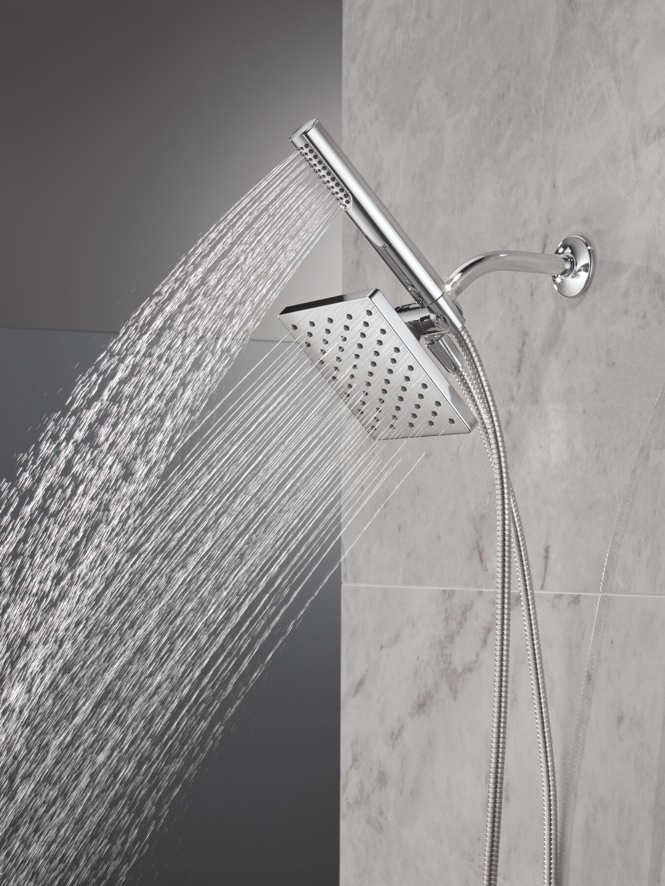 Single Setting Two-in-One Combination Shower