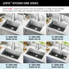 32” Undermount Stainless Steel Single Bowl Kitchen Sink with Accessories