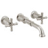 Two Handle Wall Mount Bathroom Faucet Trim - Less Handles