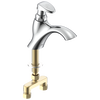 Single Hole Metering Slow-Close Bathroom Faucet