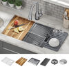 27” Workstation Kitchen Sink Undermount Stainless Steel Single Bowl with WorkFlow™ Ledge and Accessories