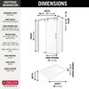 48x34 Corner Shower Bundle - Right