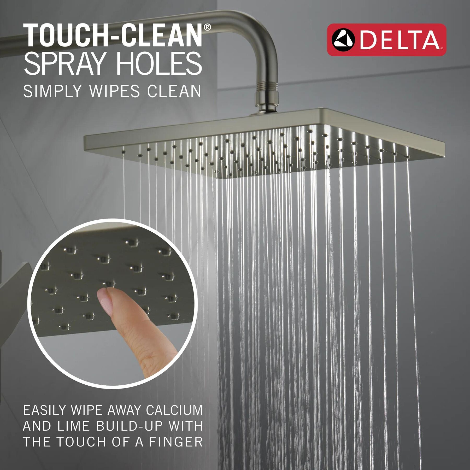10" Square Raincan S/O & Monitor 14 Series Shower Trim (Recertified)