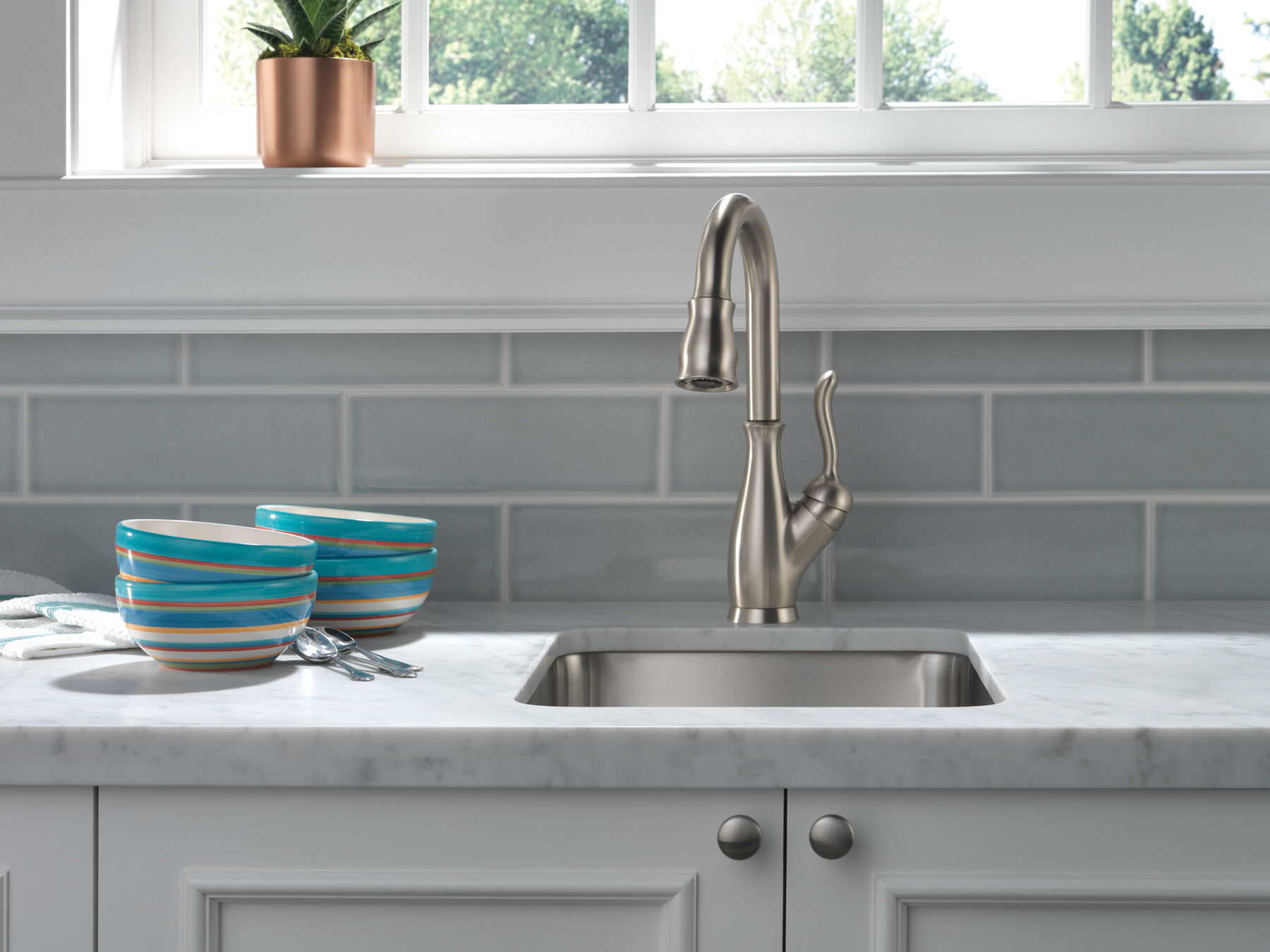 Single Handle Pull-Down Bar / Prep Faucet, image 8