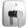 In Wall Shower Trim with Push Button Diverter