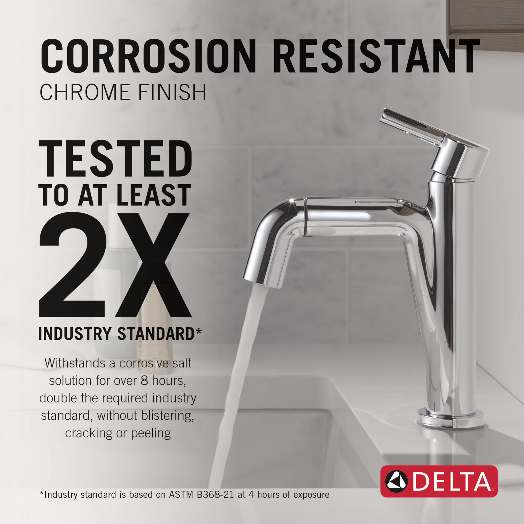 Single Handle Pull-Down Bathroom Faucet, image 2