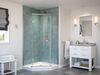 38" Frameless Neo Angle Shower Enclosure
