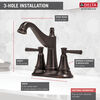 Two Handle Centerset Bathroom Faucet