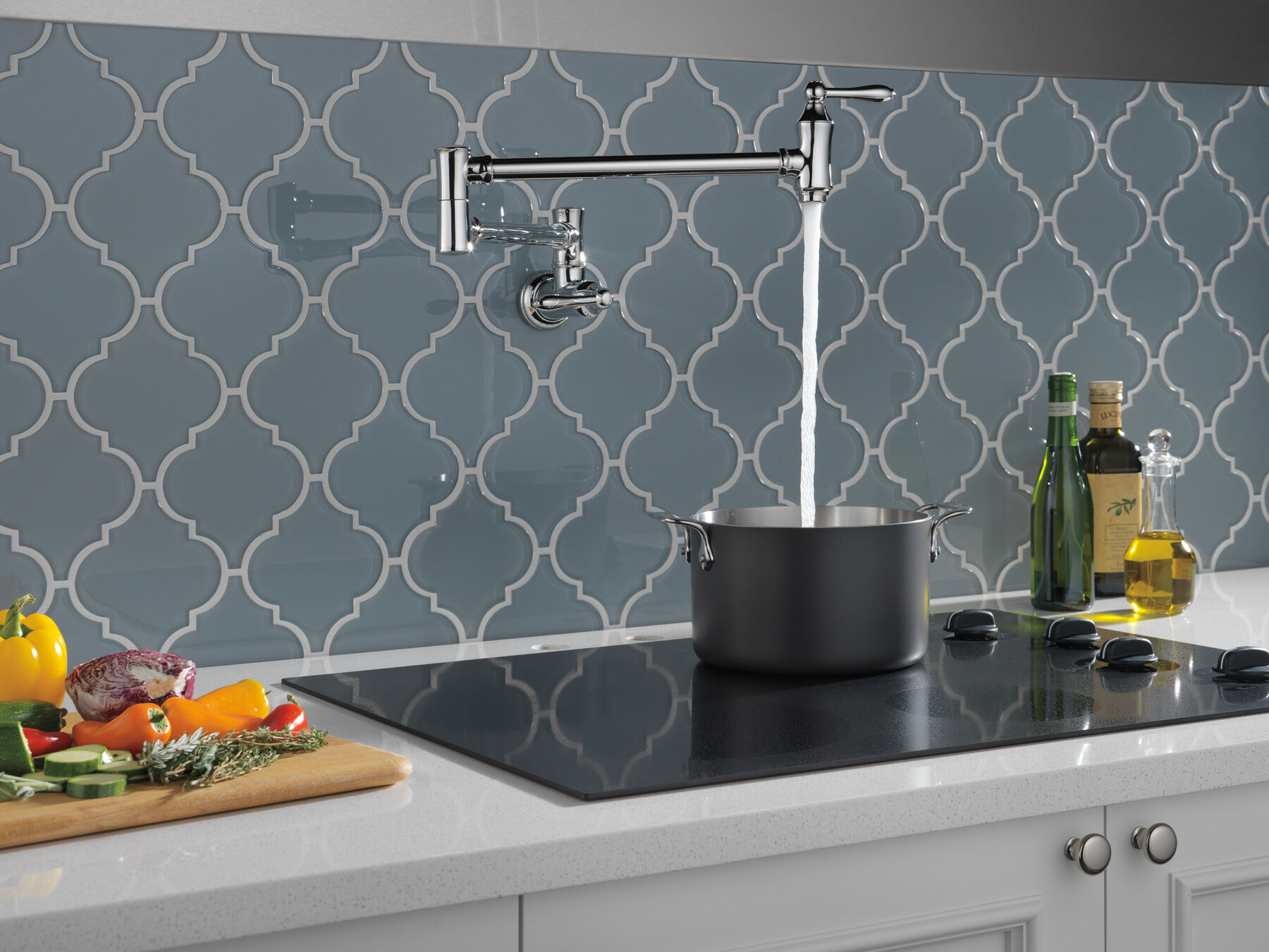 Traditional Wall Mount Pot Filler, image 5