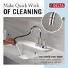 Two Handle Centerset Pull-Down Bathroom Faucet
