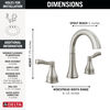 Two Handle Widespread Bathroom Faucet (Recertified)