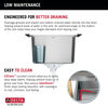 15” Stainless Steel Workstation Kitchen Bar Sink Drop-In Undermount Single Bowl with WorkFlow™ Ledge and Accessories