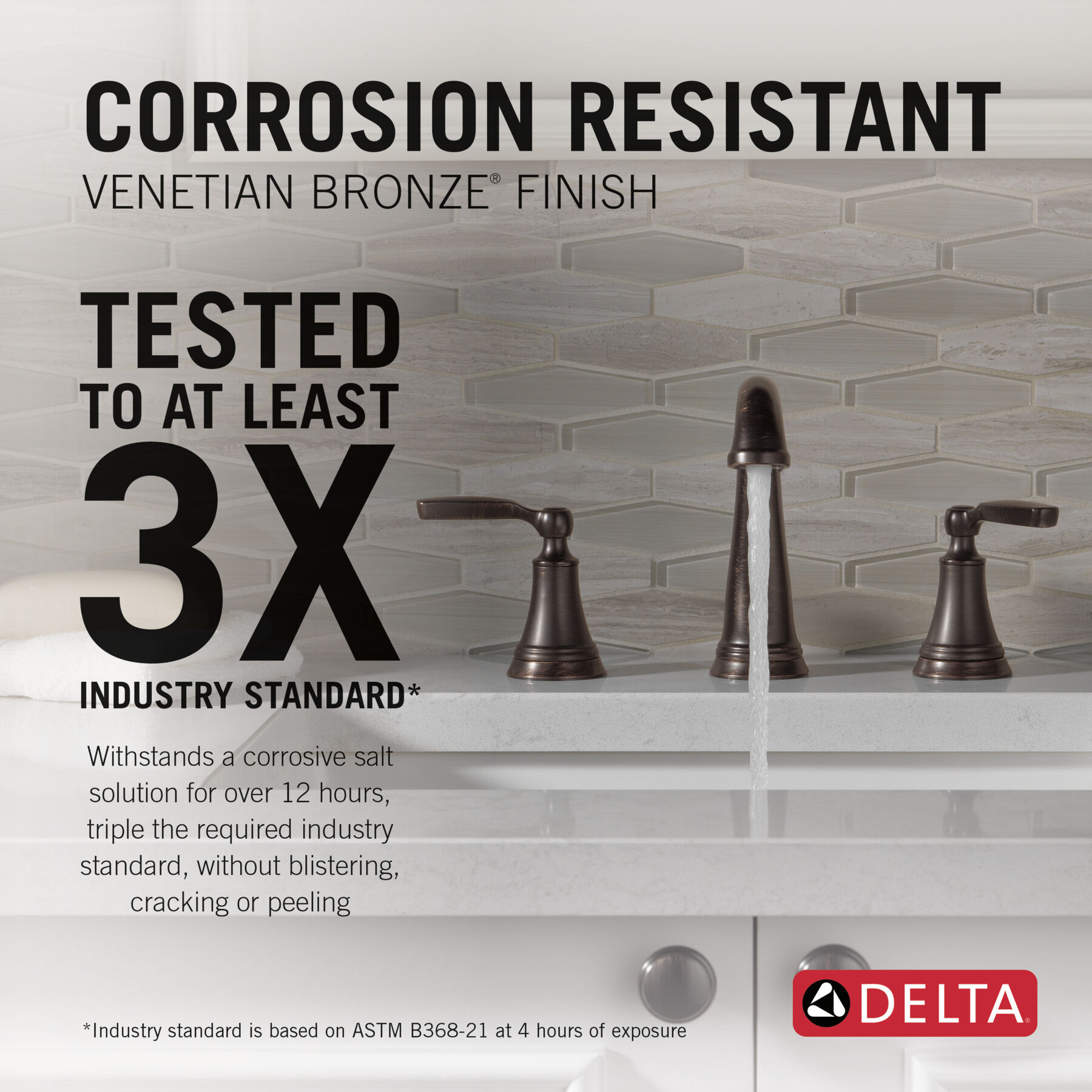 Two Handle Widespread Bathroom Faucet, image 2