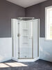 38" Frameless Neo Angle Shower Enclosure