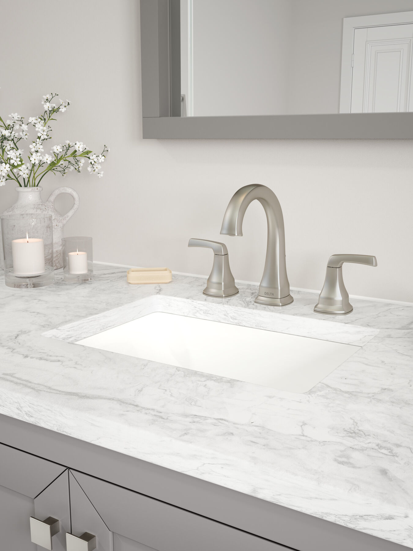 Two Handle Widespread Bathroom Faucet (Recertified), image 2