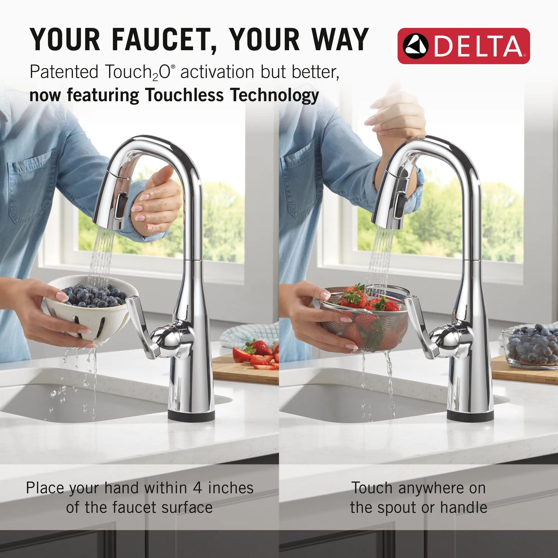 Touch2O&reg; Bar / Prep Faucet with Touchless Technology