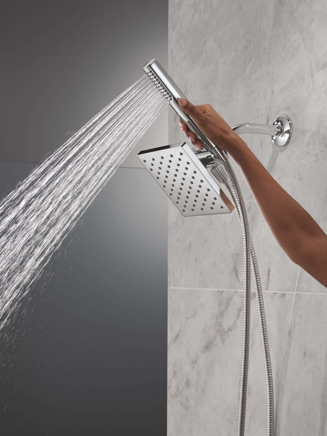 Single Setting Two-in-One Combination Shower