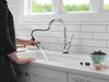 Touch2O with Touchless and VoiceIQ&reg; Technology Single Handle Pull-Down Kitchen Faucet with Soap Dispenser