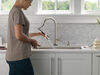 Single Handle Pull-Down Kitchen Faucet with Soap Dispenser and Touch<sub>2</sub>O&reg; Technology Technology
