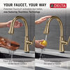 Touch<sub>2</sub>O&reg; Technology Kitchen Faucet with Touchless Technology