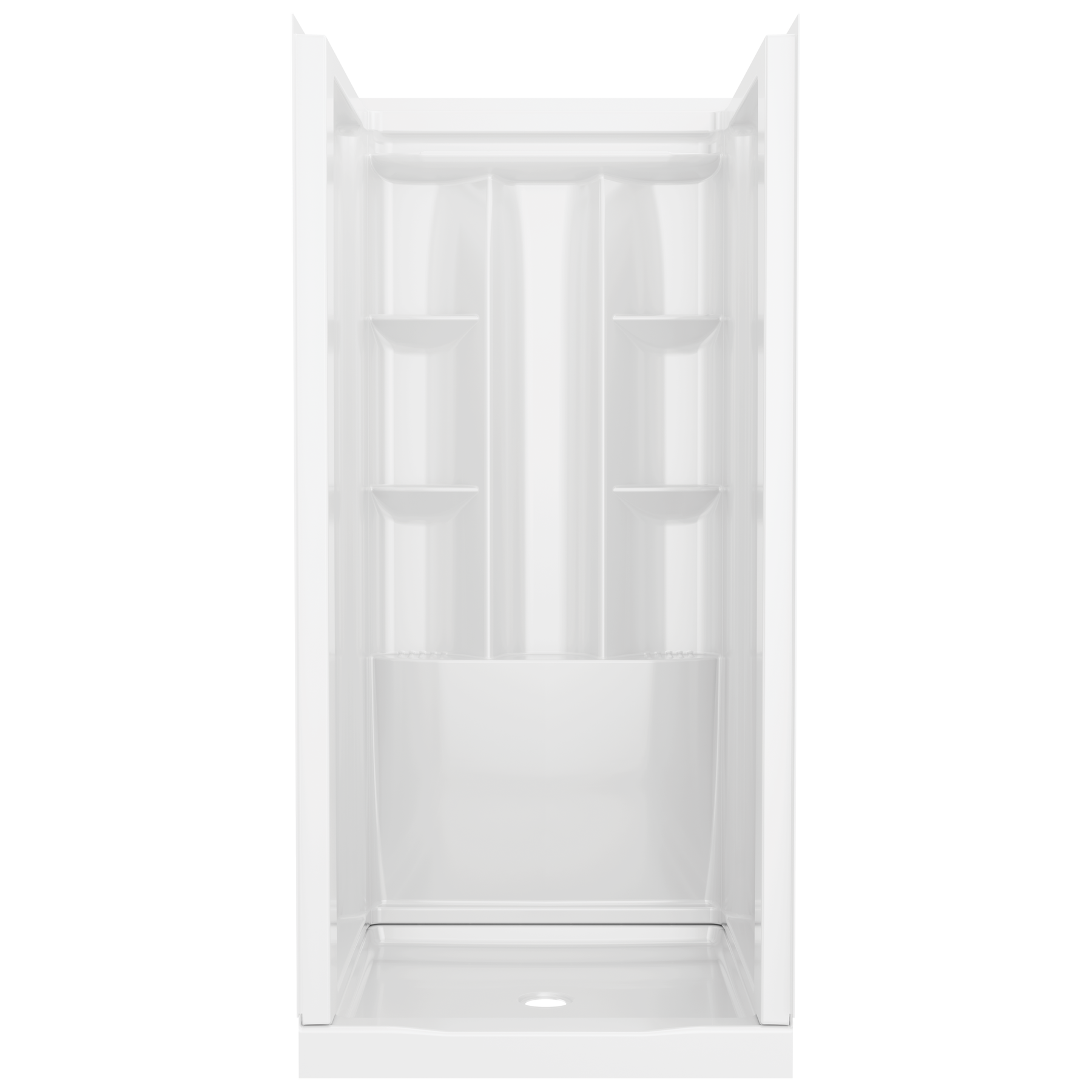 36x36 Alcove Shower Base and Wall Set Bundle