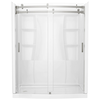 60x32 Alcove Shower Bundle with Door - Left Drain Curve